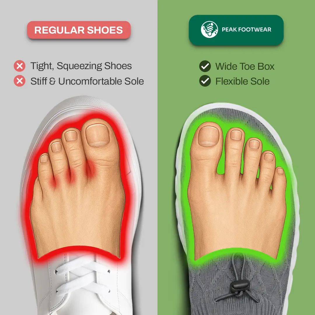 Cloud Step - Wide Toe Box Shoe for Pain-Free Walking - Image 3