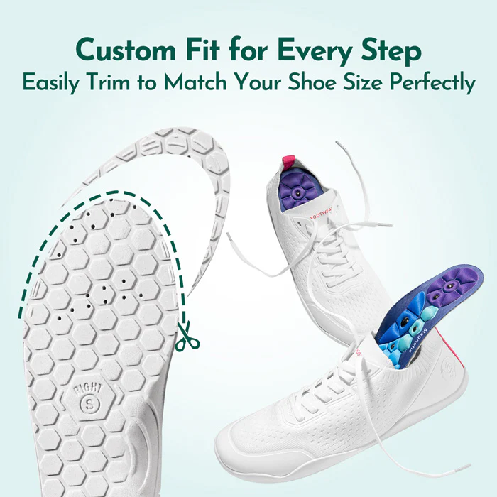 Performance Orthopedic Insoles - Magnetic Acupressure Points with Multi-Layer Cushioning - Image 2